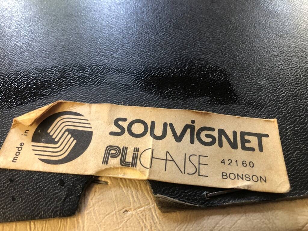 6 vintage Souvignet chairs