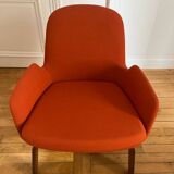 Normann Copenhagen Era armchair with walnut legs