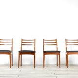 Set of 4 midcentury 'meredew' teak chairs