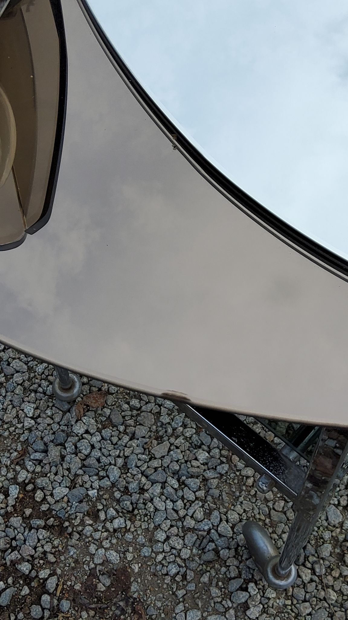 Miroir ovale avec 2 appliques double tains d’Antonio Lupi des années 80c