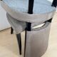 Art Deco Chairs in Black Lacquer & Grey Alcantara, France, 1930s, Set of 6