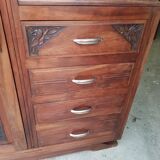 Vintage asymmetrical Parisian wardrobe