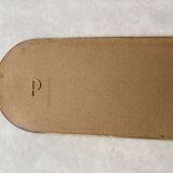 Handcrafted brass contour mirror