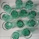 12 vintage stemmed glasses