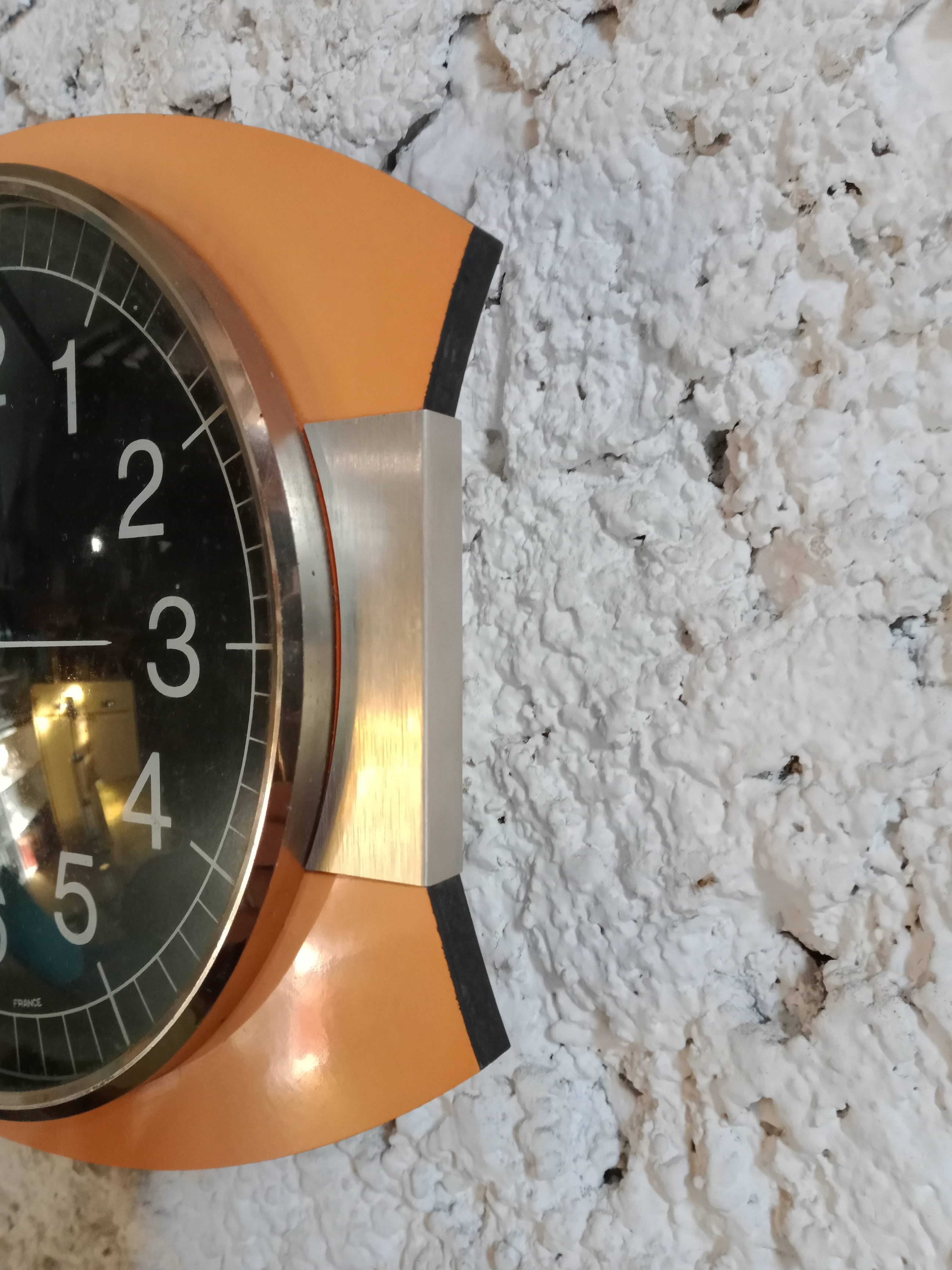 Yellow wall clock japy