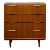 Teak chest of drawers, Denmark, 1960s/70s, vintage, mid-century modern