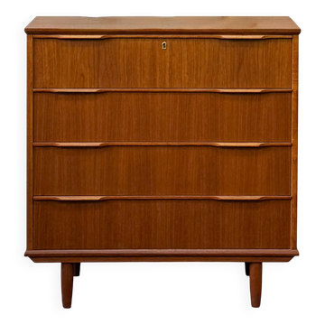 Teak chest of drawers, Denmark, 1960s/70s, vintage, mid-century modern