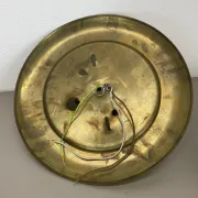 Ceiling Light in Hollywood Regency Style made of Glass and Brass, Ernst Palme Palwa, 1970s, Germany