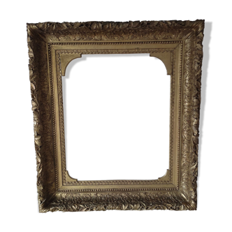 Carved wooden frame