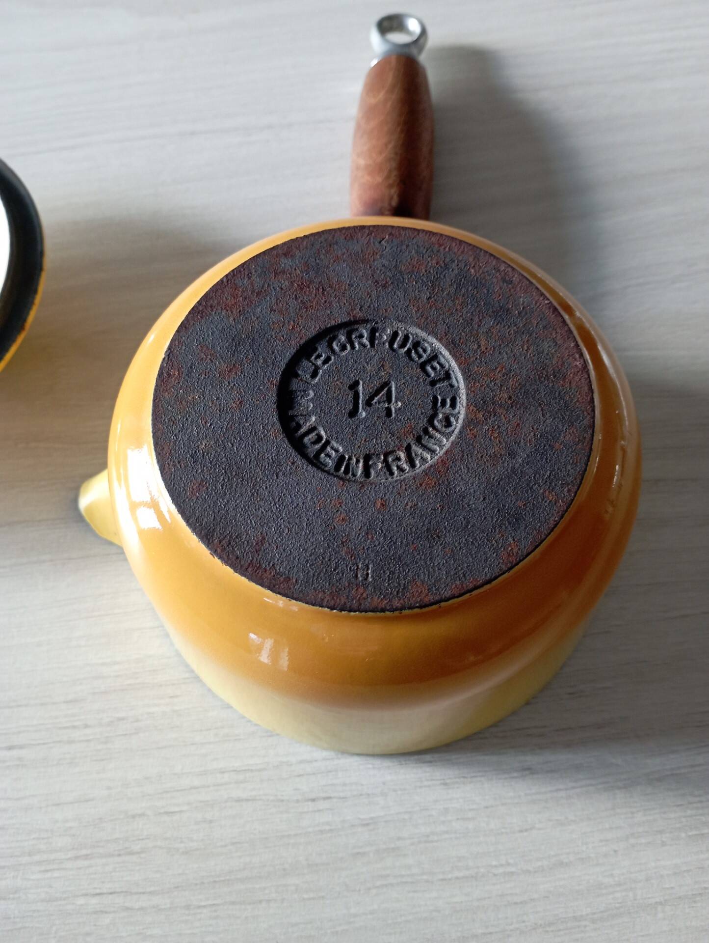 Vintage Le Creuset saucepan