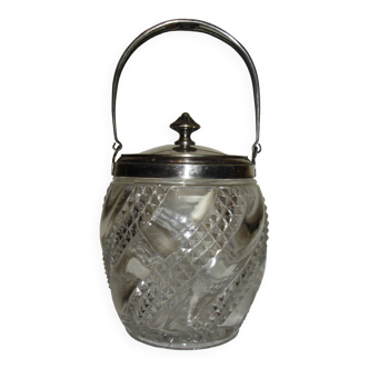 Baccarat serpentine crystal cookie bucket