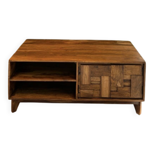 Table basse en bois massif