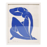 Poster/lithograph "Nu Bleu", Henri Matisse, 1993
