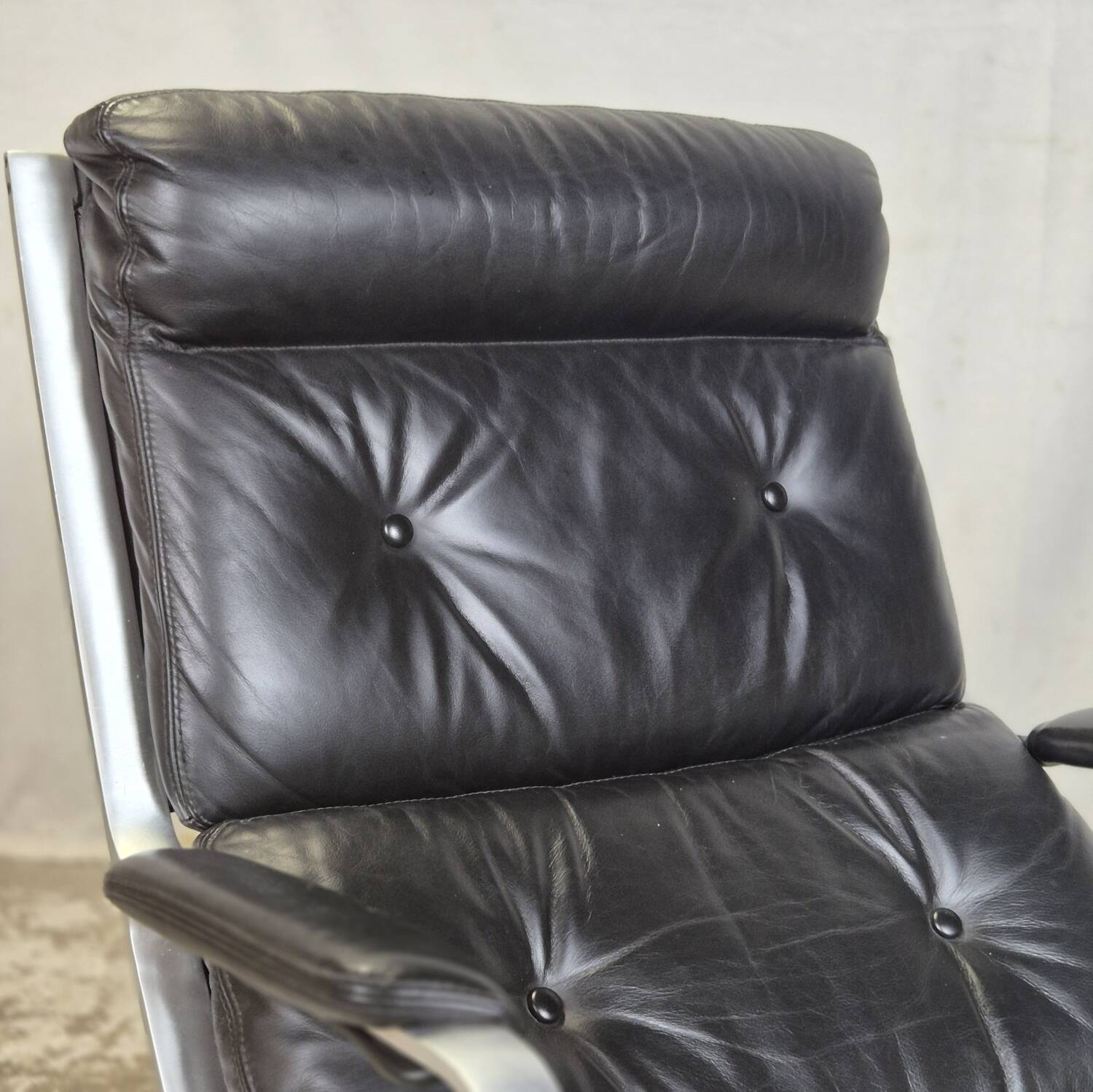 Fauteuil vintage FK85 de Jørgen Kastholm et Preben Fabricius