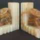 Vintage onyx bookends from the 60s and 70s