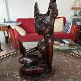 Statue en bois d'ebene