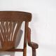 Ancienne chaise de bureau en bois courbé (c.1920)