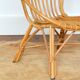 Children's shell armchair in rattan 1960s