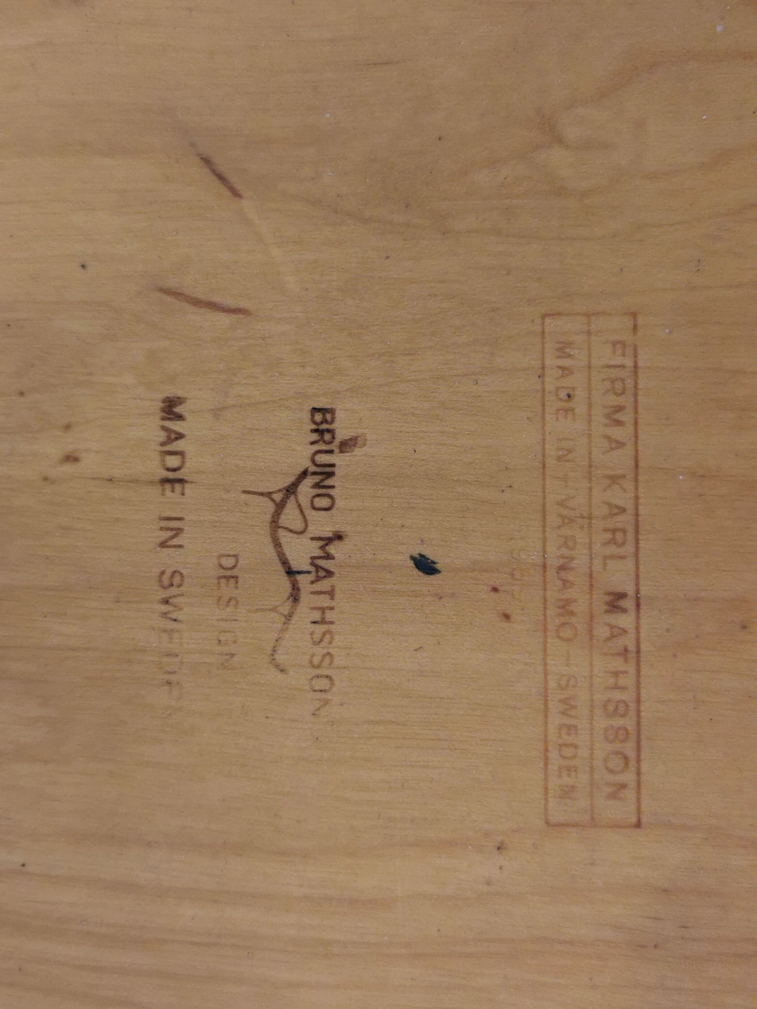 Annika Birdseye Maple Coffee Table by Bruno Mathsson