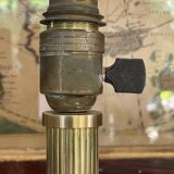 Lampe colonne en laiton circa 1900
