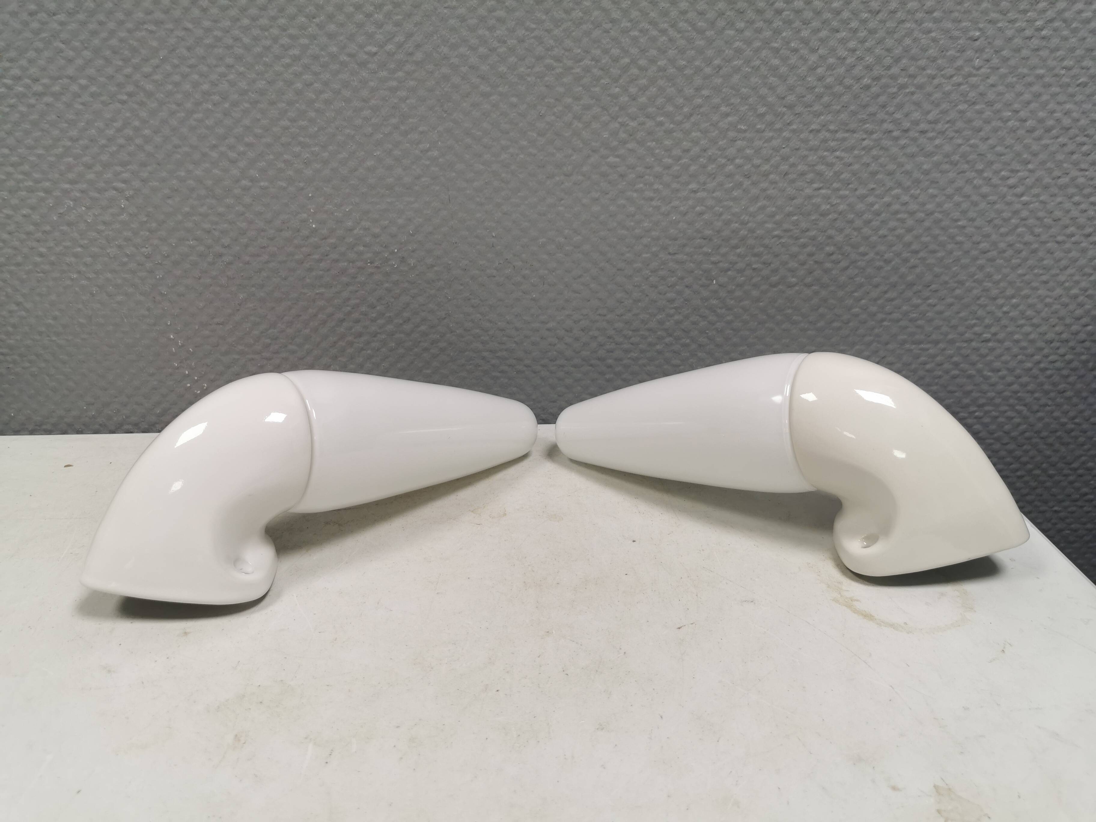 Lampes de salle de bain en céramique vintage par Sigvard Bernadotte, IFÖ Suède.