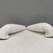 A set of vintage ceramic bathroom lamps by Sigvard Bernadotte, IFÖ Sweden
