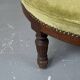 Fauteuil empire velours vert ancien