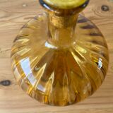 Amber yellow bottle from Empoli, Italy