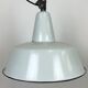 Industrial Grey Enamel Factory Pendant Lamp from Zaos, 1960s