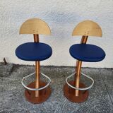Bar or shop counter and 2 deck lina stools polyester boat hull