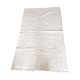 Berber carpet Béni Ouarain plain white with inlaid line patterns