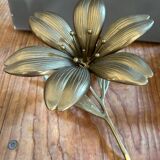 Cendrier fleur laiton
