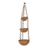 Vintage woven hanging basket