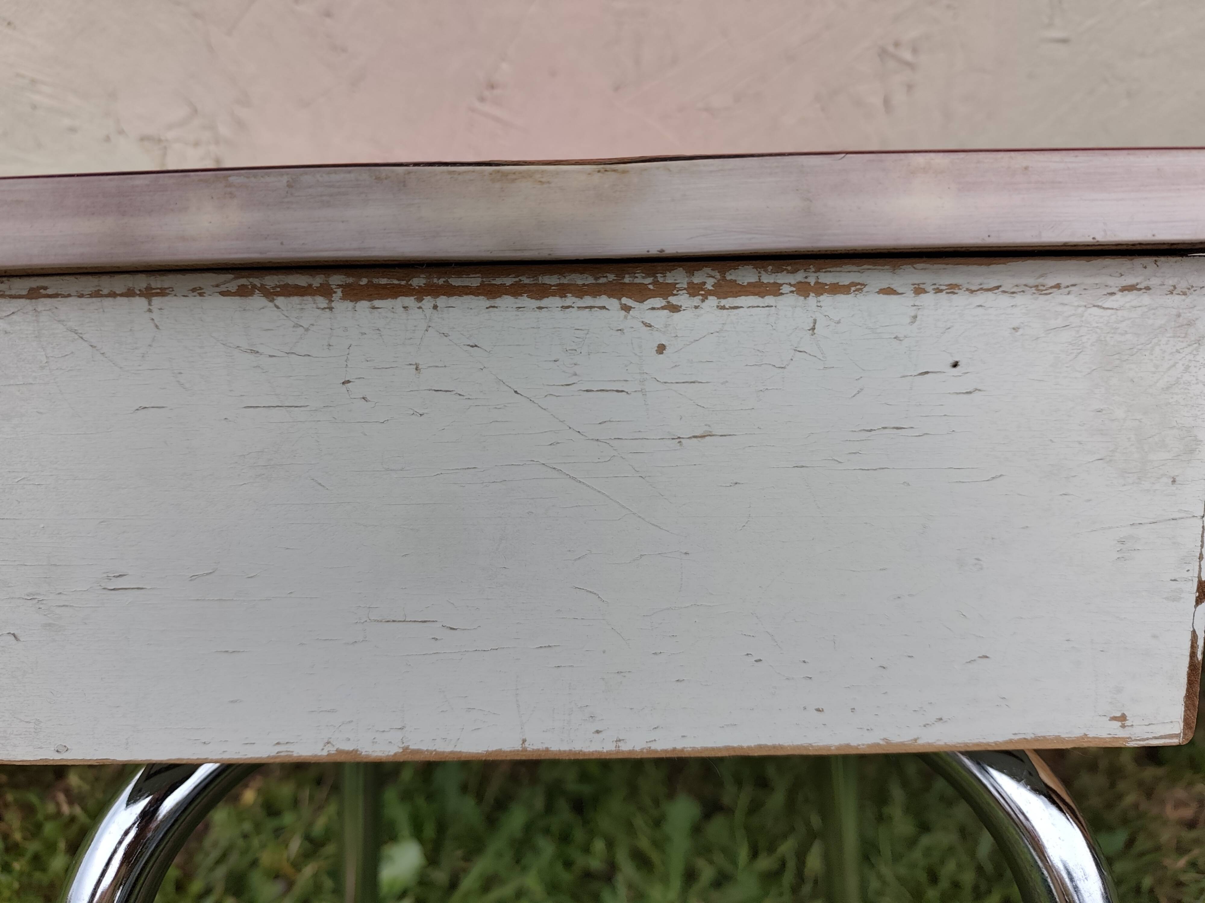 Vintage storage stool