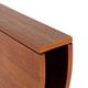 Table de salle à manger pliante en teck danois « Skovlund » - style moderne du milieu du siècle