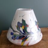 Colored glass lampshade