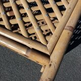 Square pot cover in bamboo