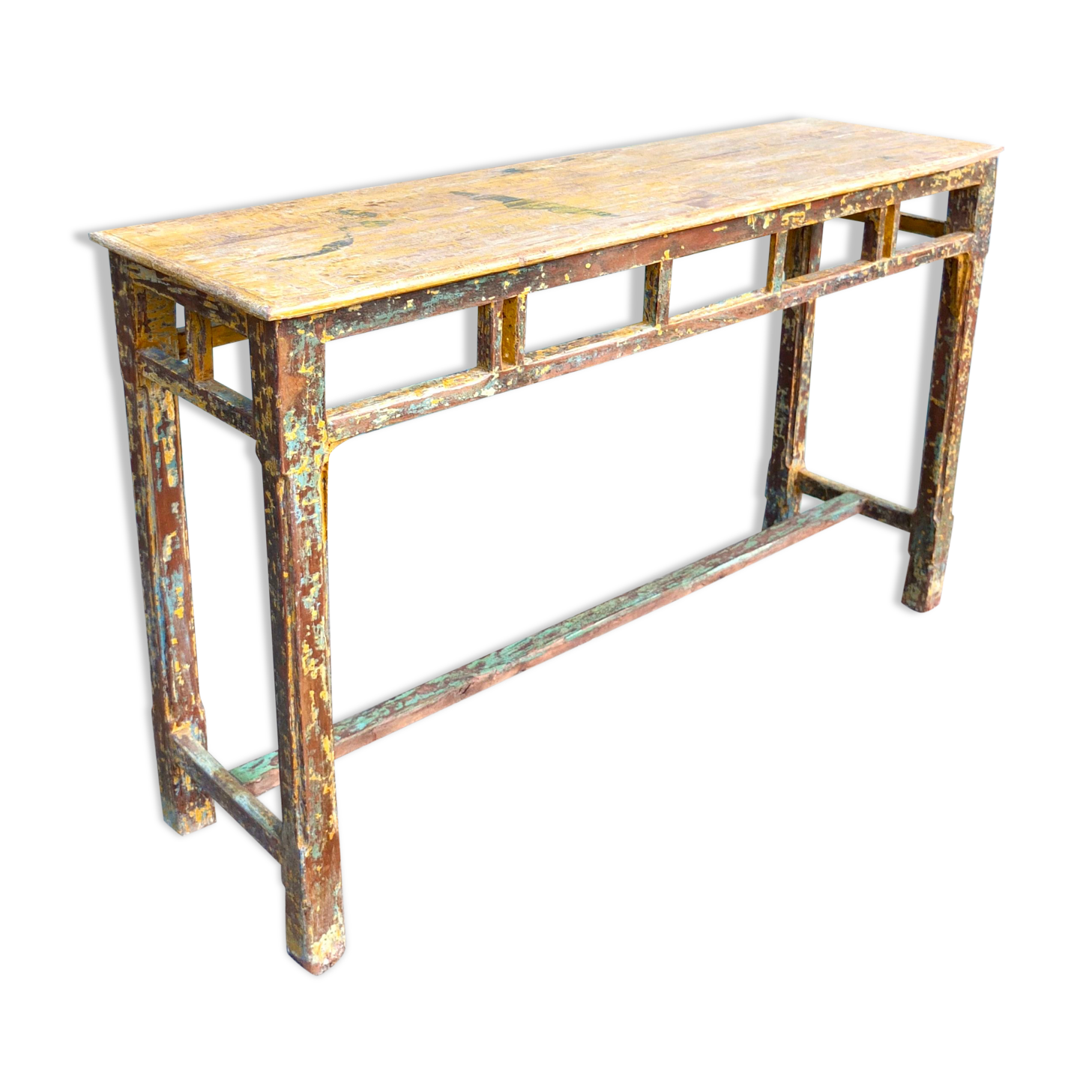 Vintage Rustic Indian Console Table