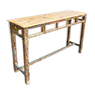 Vintage Rustic Indian Console Table