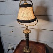 Lampe à poser style empire en bronze doré XIXè