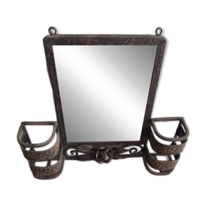 miroir porte brosses - mural art