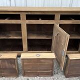 Solid Oak Sideboard Mid 20th Century