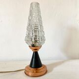 Vintage glass table lamp