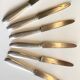 6 Art Deco Dessert Knives