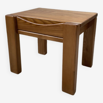 Solid elm bedside table Maison Regain