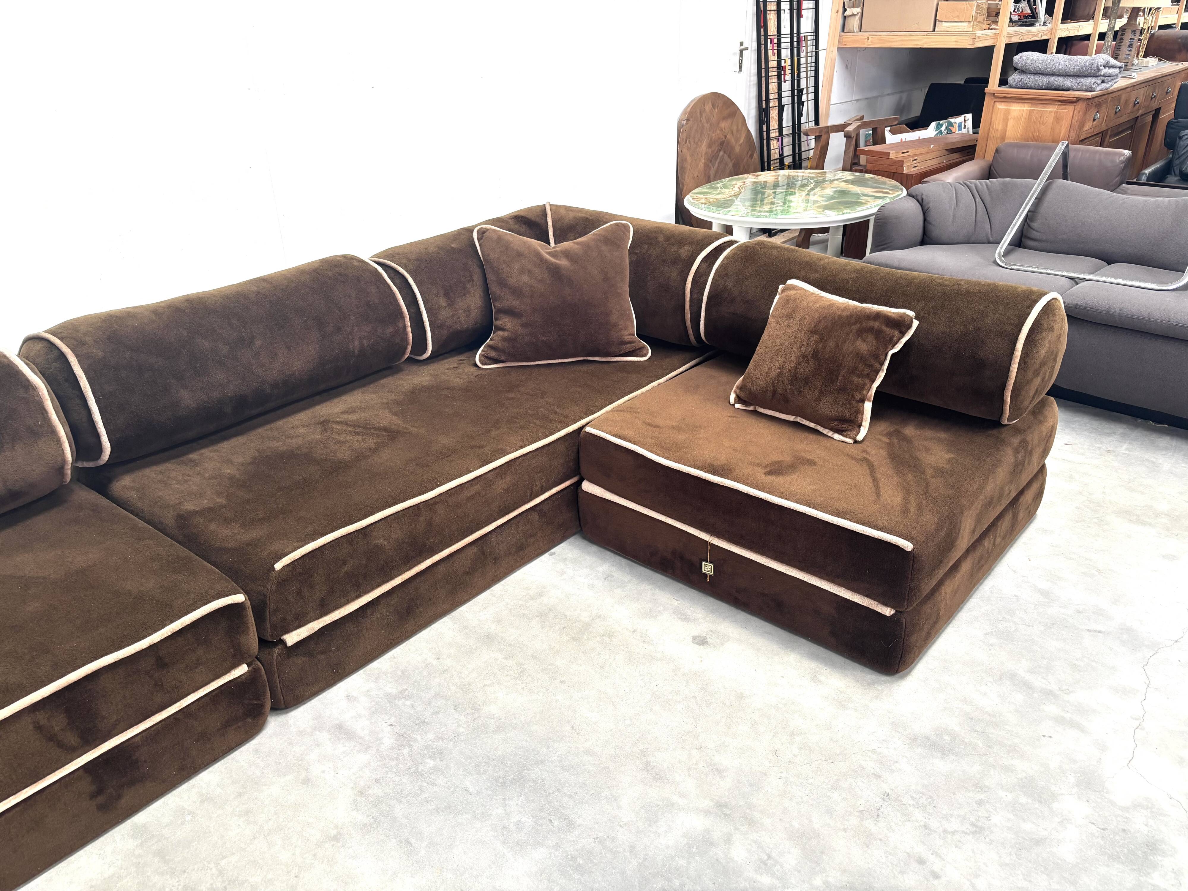 Ensemble de salon modulaire par RUF International, années 1970