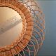 Rattan mirror D 45cm