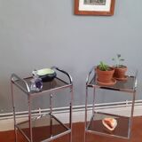 Pair of vintage 70s side table