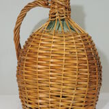Rattan bottle vintage