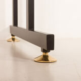 Italian mid-century desk shelving unit in teak, 1960s